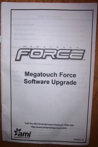 Megatouch force software - megatouch,